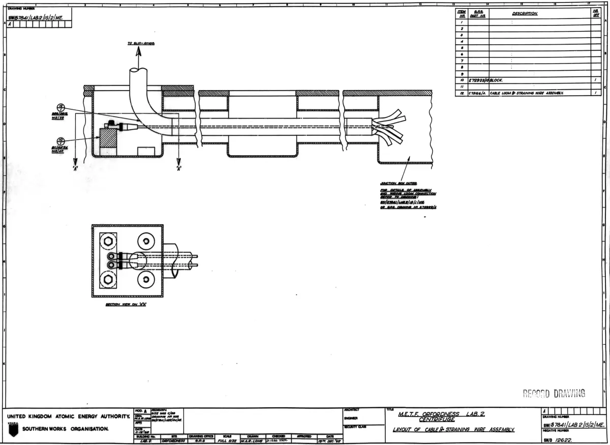 Lab2 Layout of cable straining wire